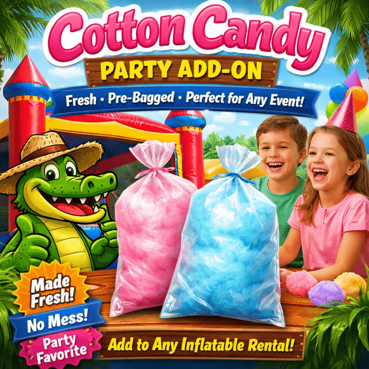 Fresh bagged Cotton Candy