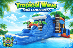 Tropical wave dual lane combo wet/dry
