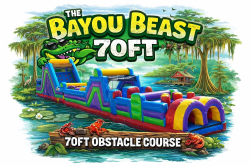 Bayou Beast 70ft obstacle course