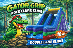 Gator Grip Rock climb dual lane dry slide (16ft)